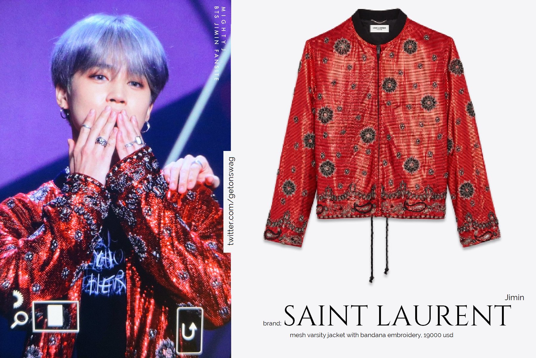 BTS: Jimin's Saint Laurent shirt from 2018 makes a reappearance in a faded  form; ARMY says, 'So uncelebrity like to be wearing in public.' [Read  Tweets]