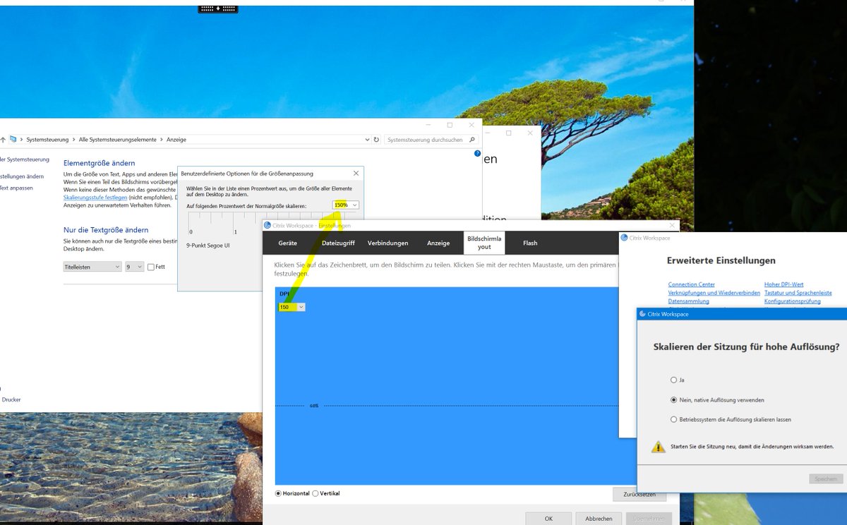 _qwertzu's tweet image. Citrix #WorkspaceApp v18-11 finally brings #DPImatching. Very useful if running 4K screens. This is my setting with Server 2016 backend and 32&quot; 4K LCD. Next will test with a vGPU on W10.