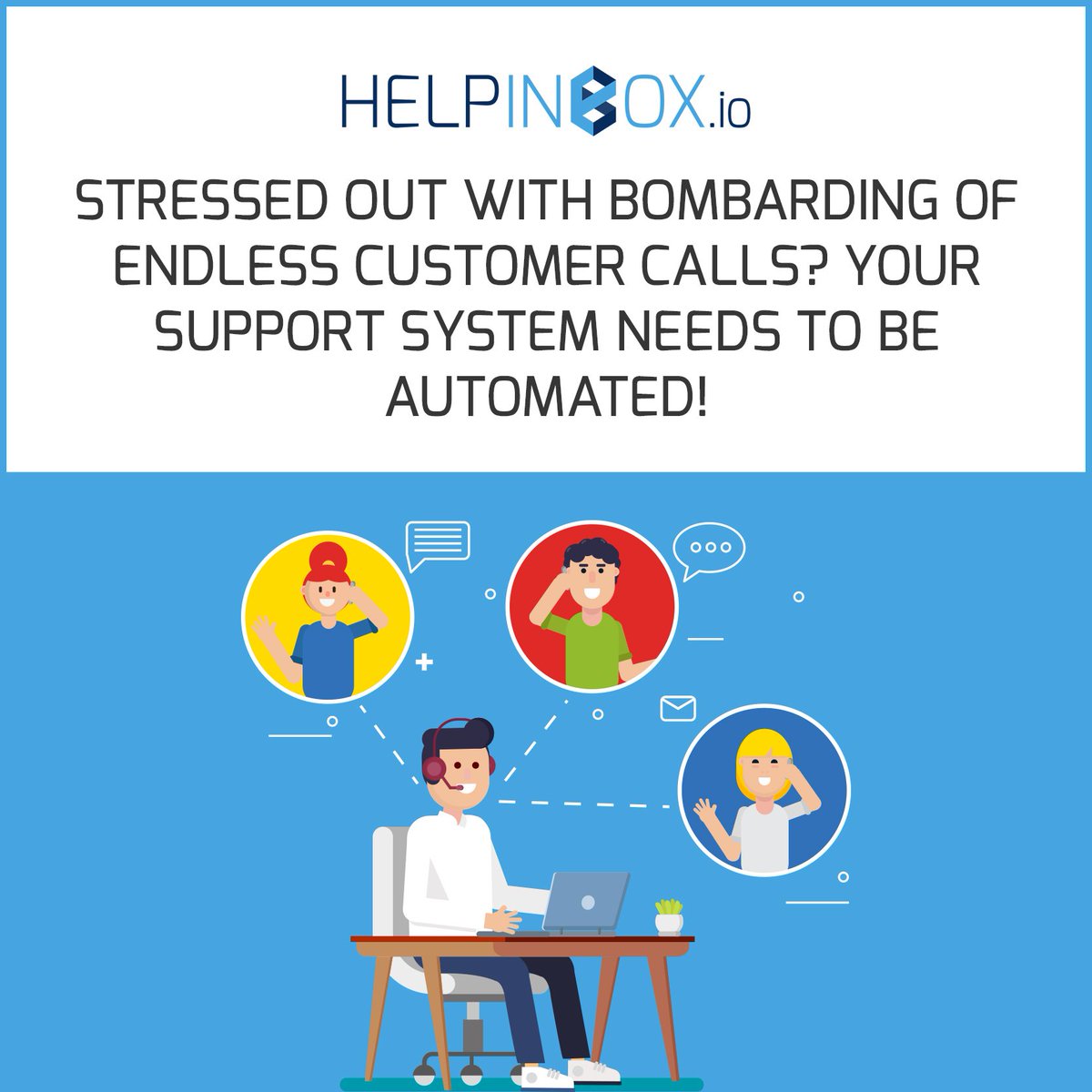 Helpinbox_io's tweet image. Pay more attention to your customers and take #CustomerSupportSystem to the next level with a #ServiceDeskSolution

#SupportTicketSystem #TicketingSolution #helpdesk #ServiceHelpdesk