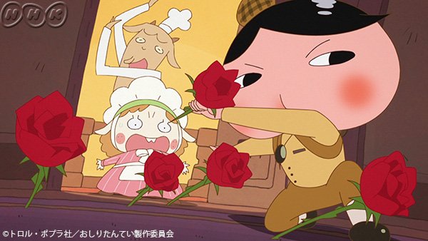 Nhkアニメ A Twitter 明日の おしりたんてい は 第13話 ププッ かいとう たい たんてい 後編 大泥棒か いとうｕからオオヤギ家につたわる宝石を守るためにやってきたおしりたんてい おしりたんてい 三瓶由布子 と かいとうu 櫻井孝宏 の勝負の行方は