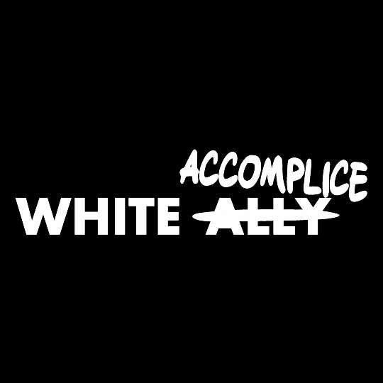 ProxyProphet's tweet image. The world needs less white allies &amp;amp; more white accomplices.

White Accomplice tee, long-sleeved tee, hoodie, &amp;amp; tote in a variety of sizes &amp;amp; colors.

Tee: etsy.com/listing/488903…
LS tee: etsy.com/listing/518780…
Hoodie: etsy.com/listing/504945…
Tote: etsy.com/listing/518795…