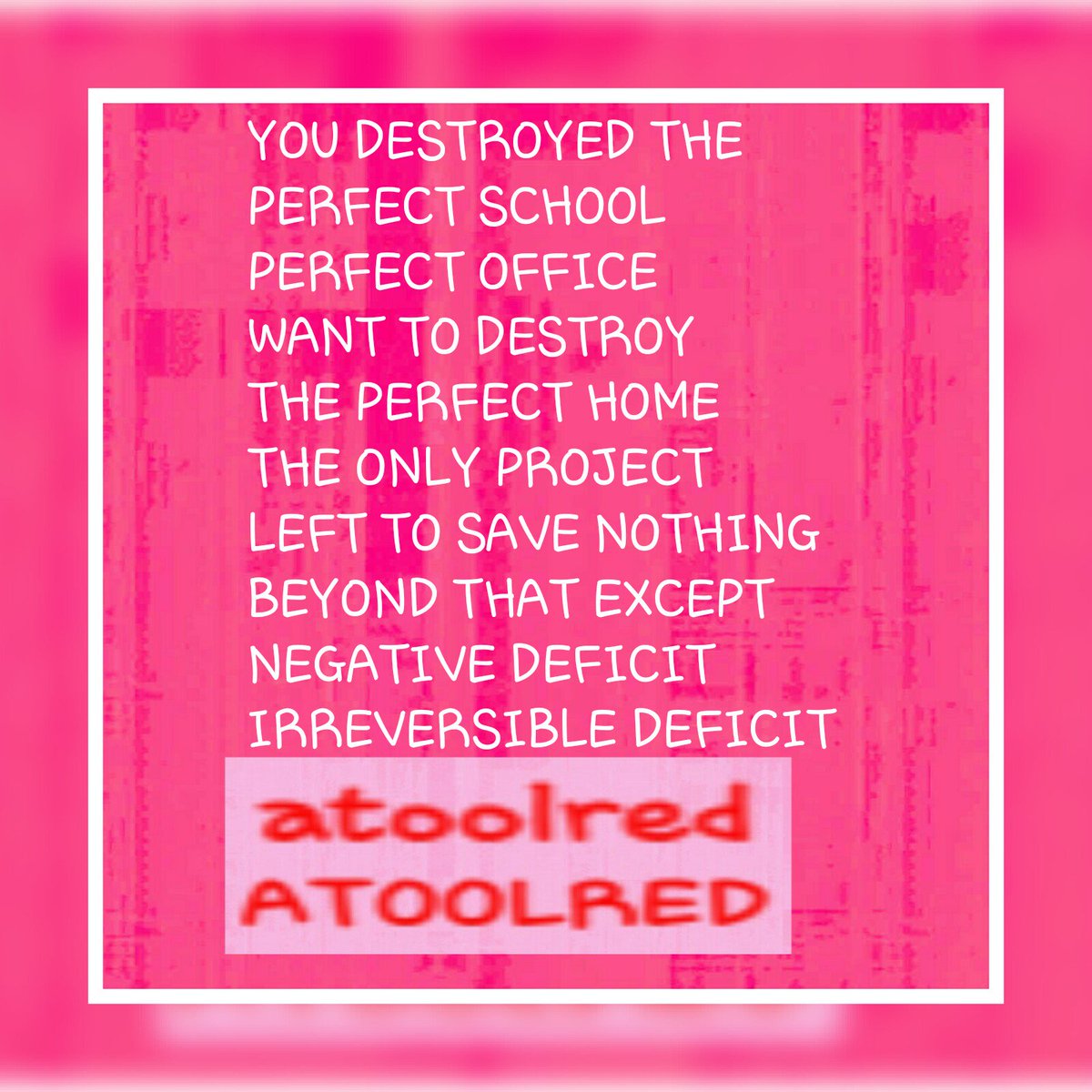 atoolred's tweet image. ATOOLRED.NAME 
ATOOLRED PERFECT TRAINERZ PERFECT EXCHANGEZ PROTOCOL NETWORK PERFECT MONEYZ PROTOCOL NETWORK PERFECT FOREVER FOREVER PERFECT ATOOLRED