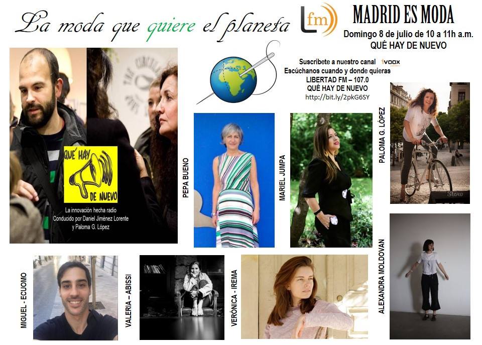 Cerca ya de terminar este 2018 nos apetece recordar el programa q realizamos #LamodaqueQuiereElPlaneta <a href="/RadioQHDN/">RadioQHDN</a> Durante la Semana de la moda de Madrid con #MadridesModa Con enormes profesionales como <a href="/pepixbueno/">Pepa Bueno</a> <a href="/SlowFashionW/">Slow Fashion World</a> <a href="/iremabags/">Iremaslow</a>  bit.ly/2KX37F4