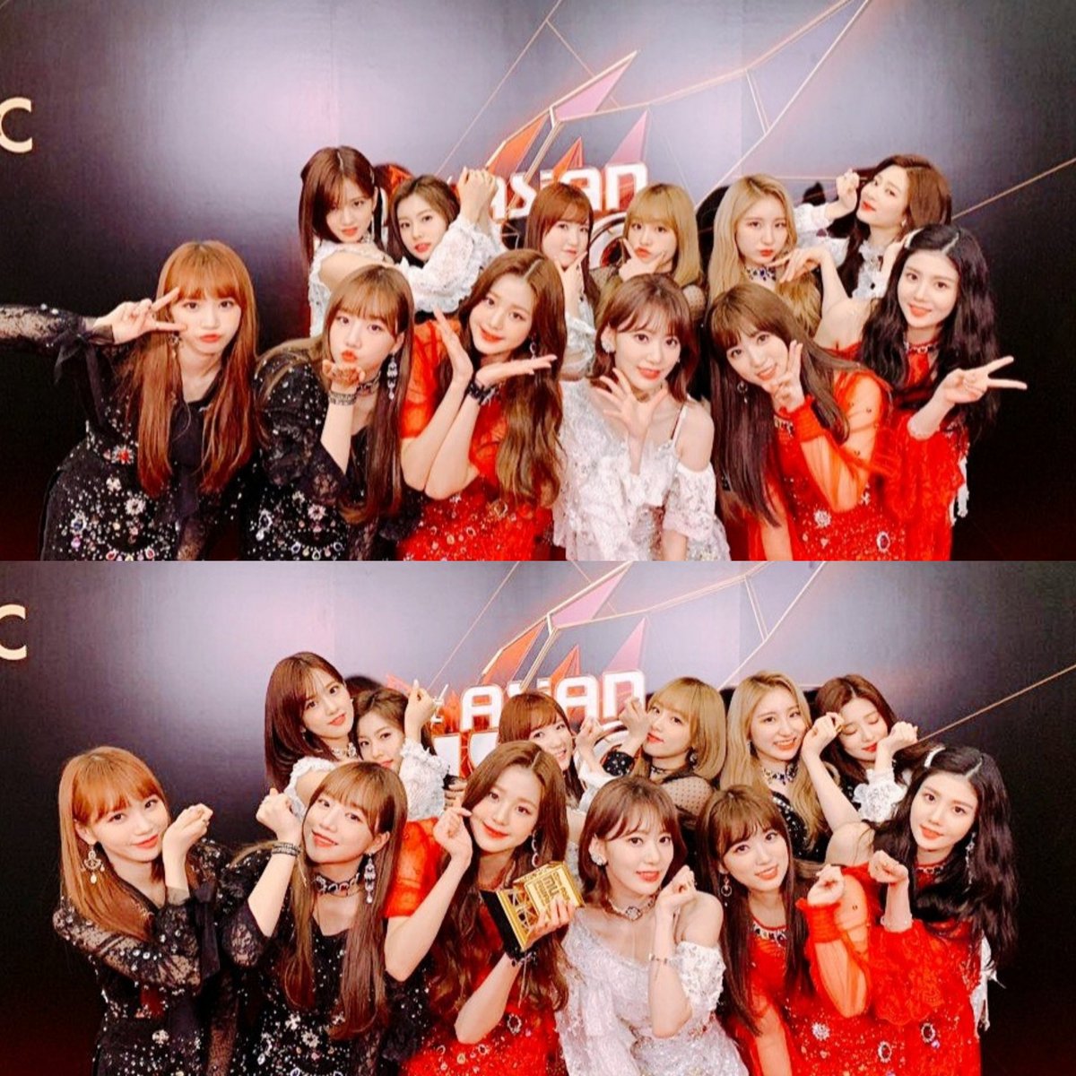 official_izone's tweet photo. [#OMYIZ] 한국부터 일본, 홍콩까지 2018 MAMA의 대장정이 마무리되었습니다💙 신인상부터 New Asian Artist상까지🏆😭 처음 참가한 MAMA에서 매번 다양한 무대를 보여 준 우리즈원과 일주일 내내 함께 응원해준 위즈원 여러분😋 이건 소확행이 아니라 대확행🍀 모두 행복한 앚나잇🌛 https://t.co/s0wfO6OeLE