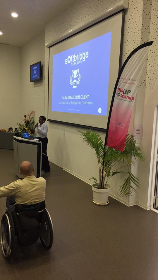 Le pitch de la #startup #SoftbridgeTechnology

#BigStart #OpenInnovation #innovation @CCImartinique #Antilles #Guyane