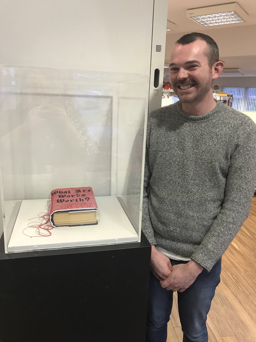 MandiB_'s tweet photo. We’ve had a wonderful event this afternoon with #JonathonBeaver to celebrate his #endofexhibition community gathering at #MossBankLibrary https://t.co/jByxrxLbeJ