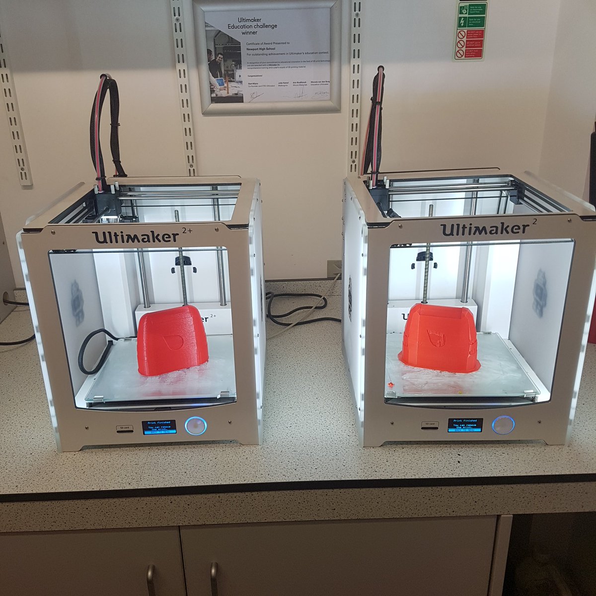 GRIFF_LM's tweet image. Two new prototype components completed. Ready for analysis and further development. @CREATE_EDU_PROJ @UltimakerGB @NewportH @TechnologyNhs #Product #design #DT
