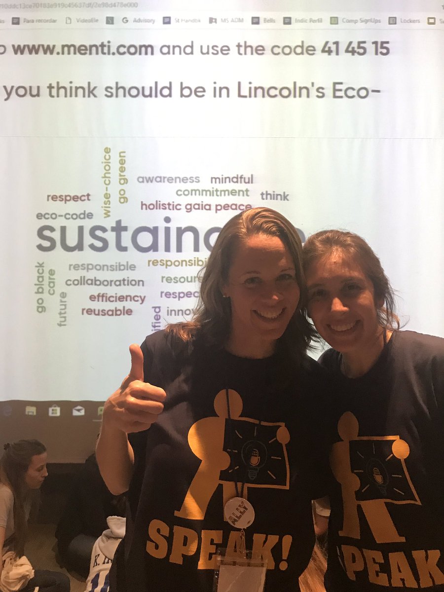 DazaLeticia's tweet photo. Eco Code for Lincoln #aelincoln #SPEAK2018 Thank you @AseltineSuzanne @ivipromero https://t.co/HbQI8GPbFl