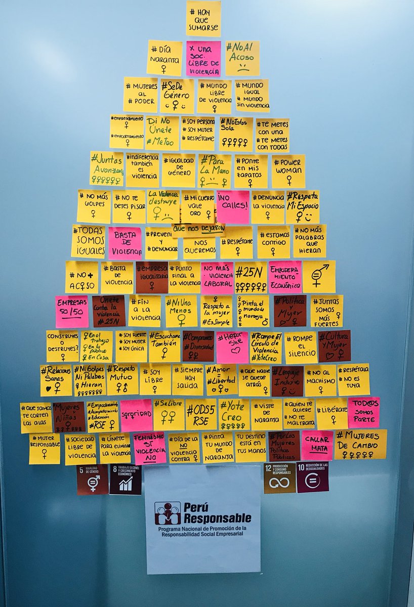 zorrillavane's tweet image. El árbol de Navidad de #PerúResponsable #Metoo #YoTeCreo  #HayqueSumaRSE