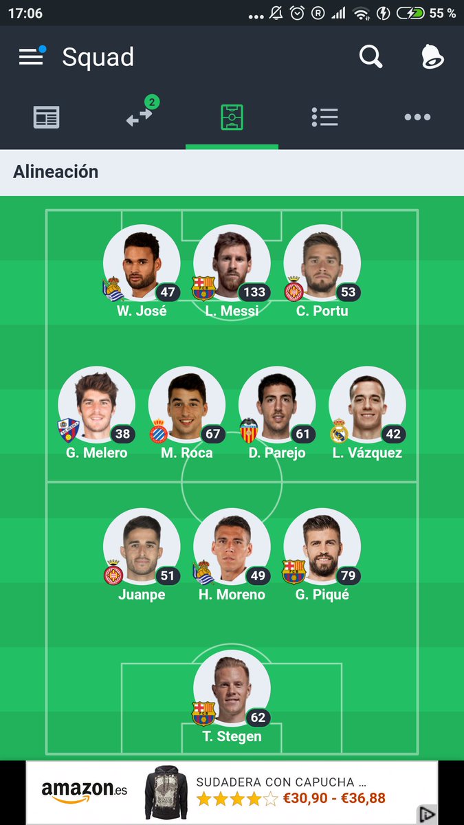 dani6wada's tweet photo. Algun cambio? Banquillo Alex moreno, muniain, verde @JornadaPerfecta @Asesor_Biwenger @DudasBiwenger https://t.co/lNFu1VDjcy