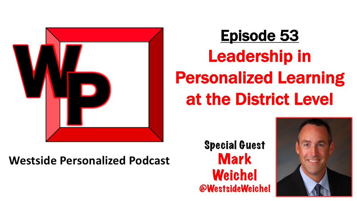NEW #PersonalizedLearning Podcast! Listen in as @WestsideWeichel shares insights on scaling up the personalization movement in @Westside66
Link: itunes.apple.com/us/podcast/wes…
#plearnchat #NEInnovationGrants #edchat #education #PLC #DitchSummit #leadupchat #LeadLAP #atplc #WestsidePL