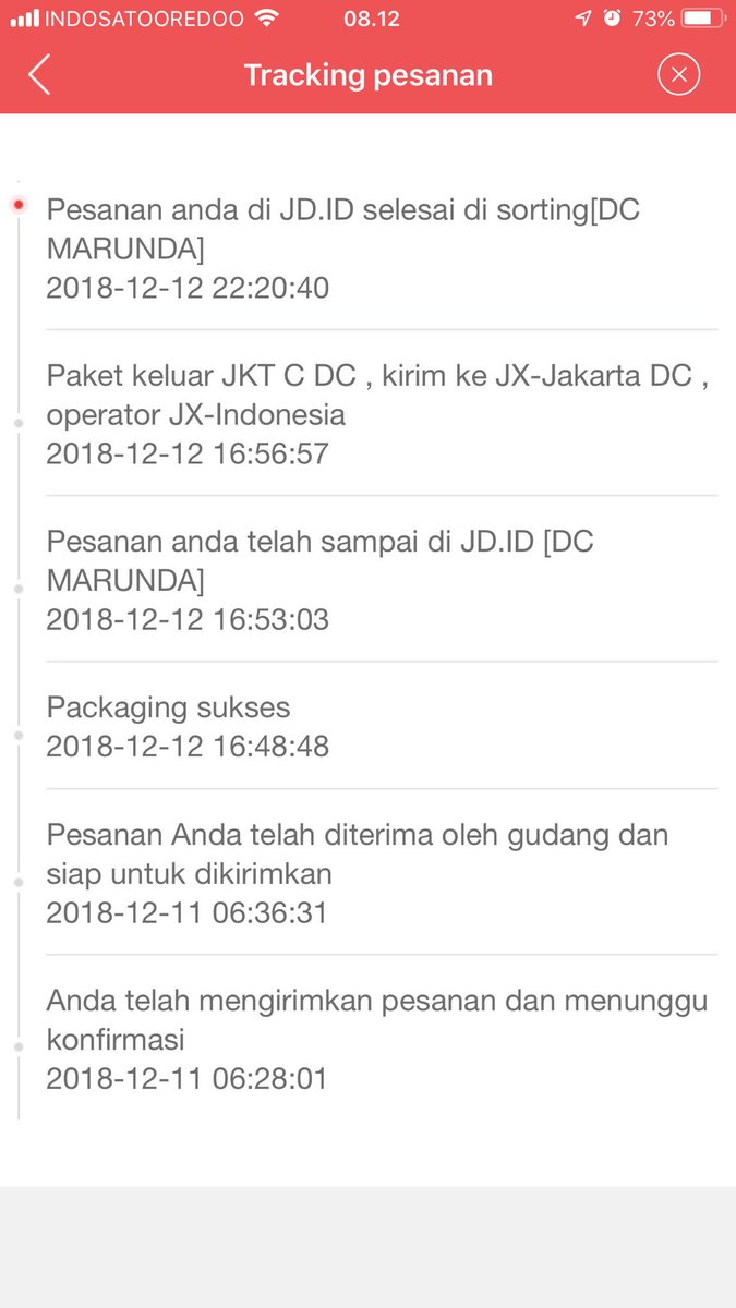 atria_reni's tweet photo. @csjd_id kapan akan di proses???? Tertulis 1-3 hari dari tanggal pemesanan. CS call sama sekali tidak bisa dihubungi. Live chat, dibiarkan saya menunggu sampai beberapa lama. Dan akhirnya gak ada solusi juga https://t.co/5YjIi9wASm