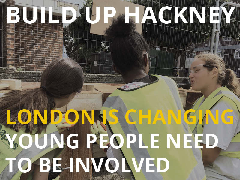📢 Please SUPPORT and SHARE our campaign to enable young people in Hackney design and build their own public space 📢 

We almost reached our 50K target and have 4 days left to raise £2373! 

spacehive.com/build-up-hackn…
