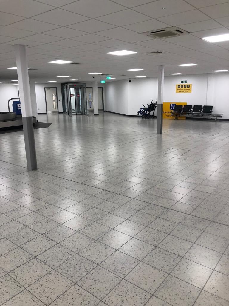 CandTflooring's tweet photo. Luton Airport project finally finished. Great work from the C &amp; T boys https://t.co/SxhWO7kOsm
