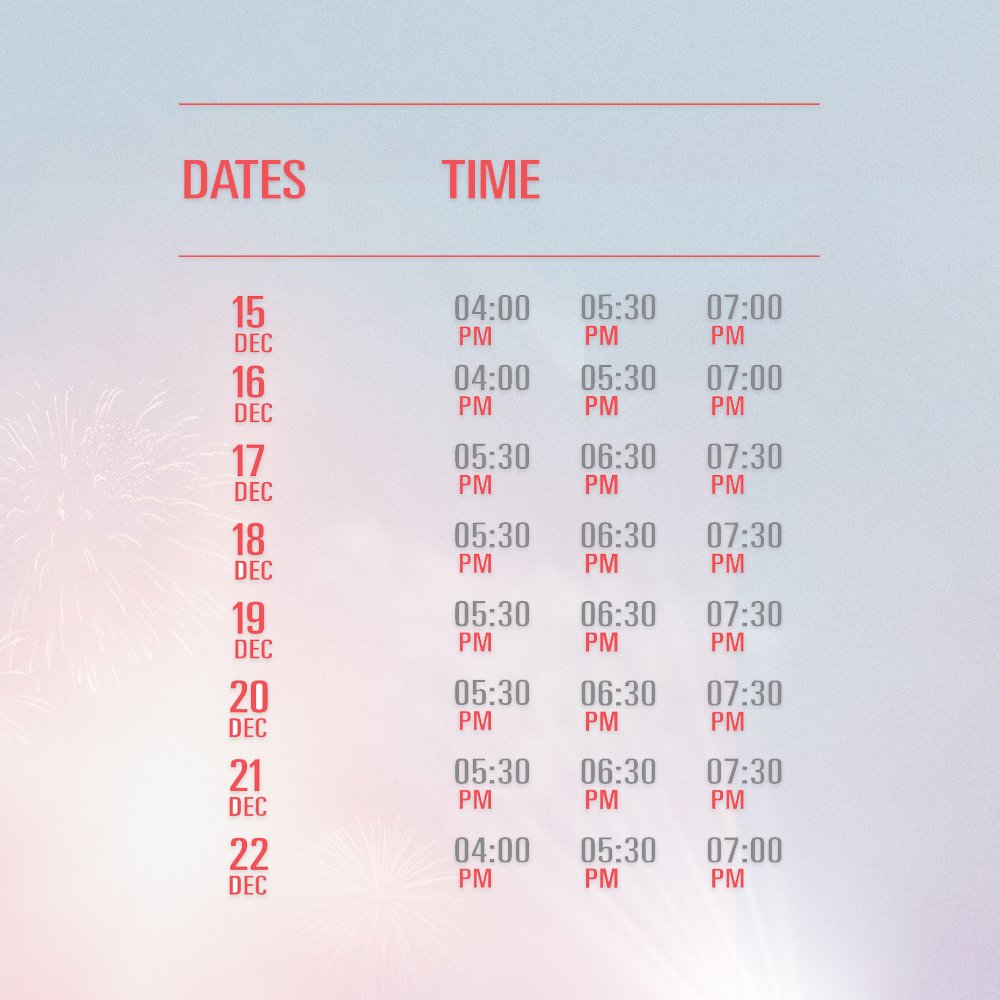 CITYMALL_Leb's tweet photo. Check out our International #Christmas shows schedule! https://t.co/7XUFqcFcWh