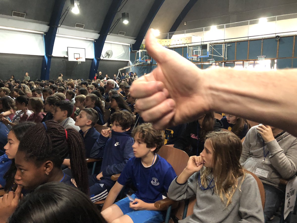 Christineah88's tweet photo. Energy is high at #SPEAK this morning! Bernie can’t control his enthusiasm, and can’t wait for Ss & Ts to learn alongside one another! #speak2018 #AELincoln https://t.co/lRsbBm6PqP