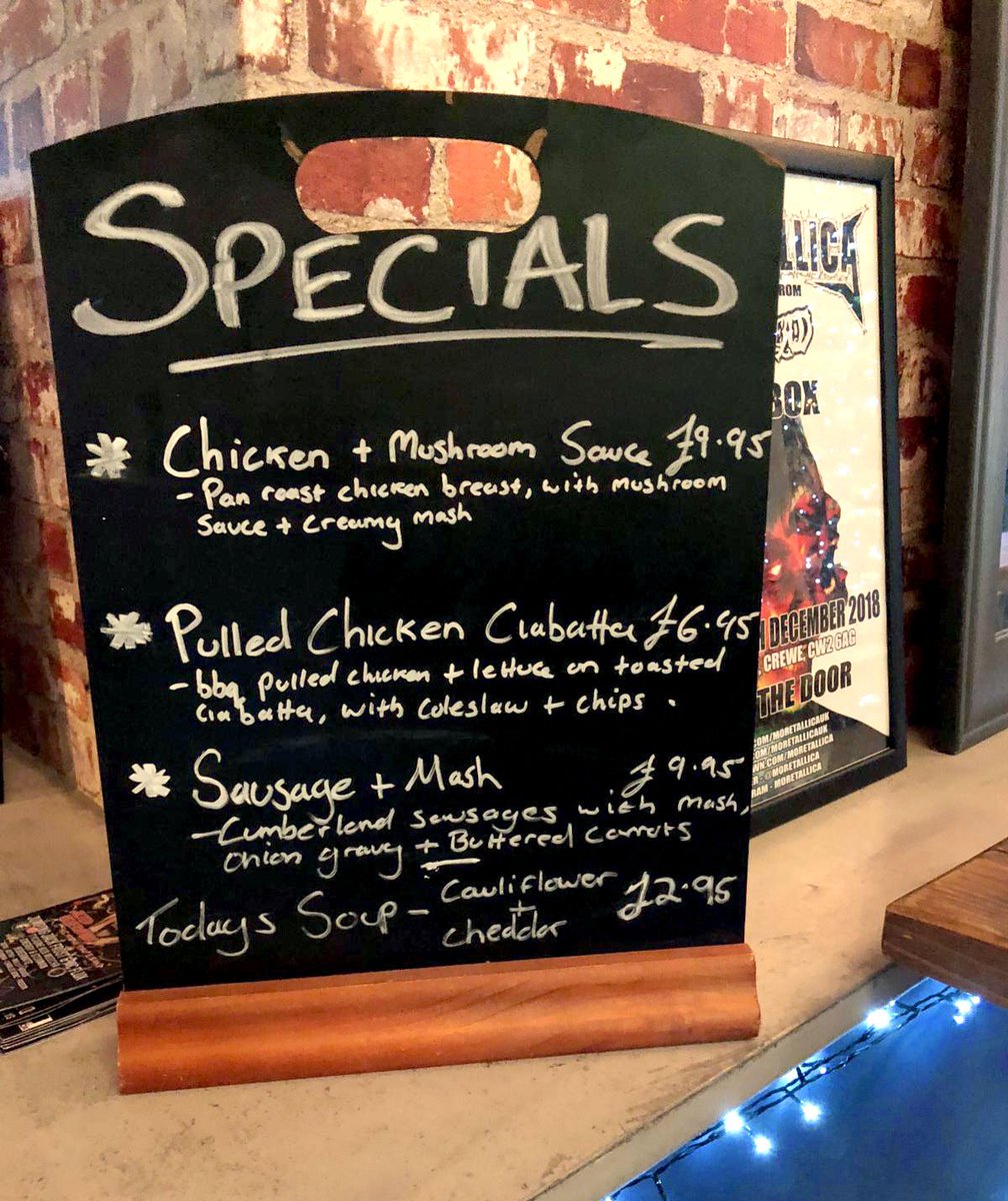 Our delicious specials this week! Come down and give them a try 🍴