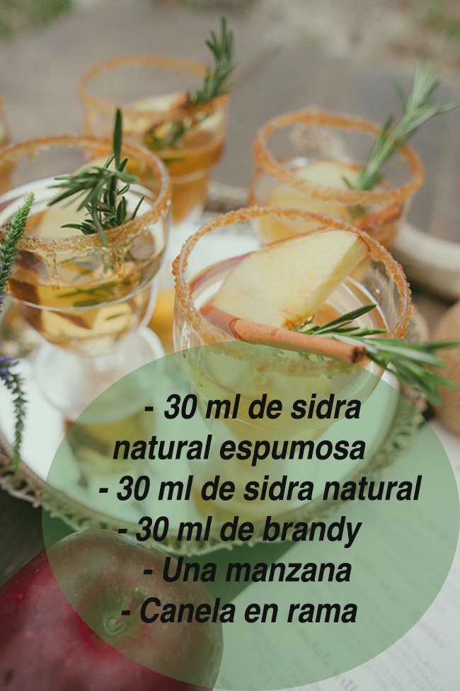 AssaSidra's tweet photo. 🎄🎄🎄 CÓCTEL NAVIDEÑO CON SIDRA / Un poquito de brandy, un chorrito de sidra natural espumosa y llenas la copa con sidra natural. Decoras con gajos de manzana y canela. Así de fácil puedes preparar un cóctel con #sidranaturalespumosa y #sidranatural. (foto de fondo: @brides) 🎄 https://t.co/cLm6x4kyXx