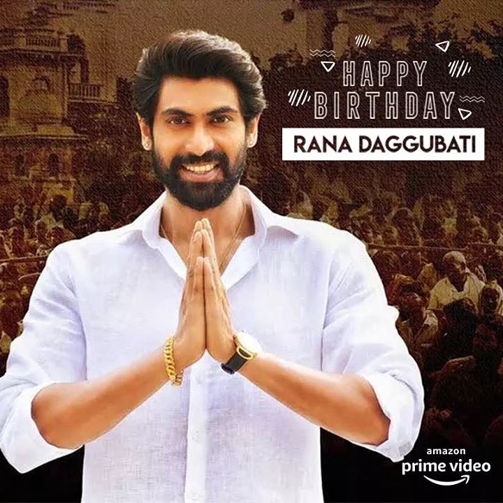 Happy Birthday to the beautifully rugged evil King, Rana Daggubati. 