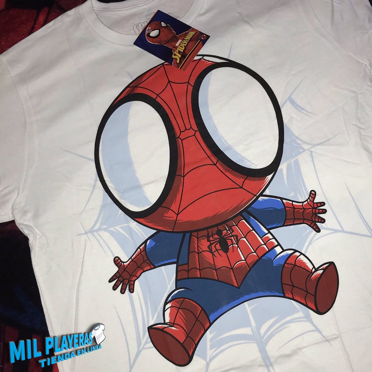 playera del hombre araña
