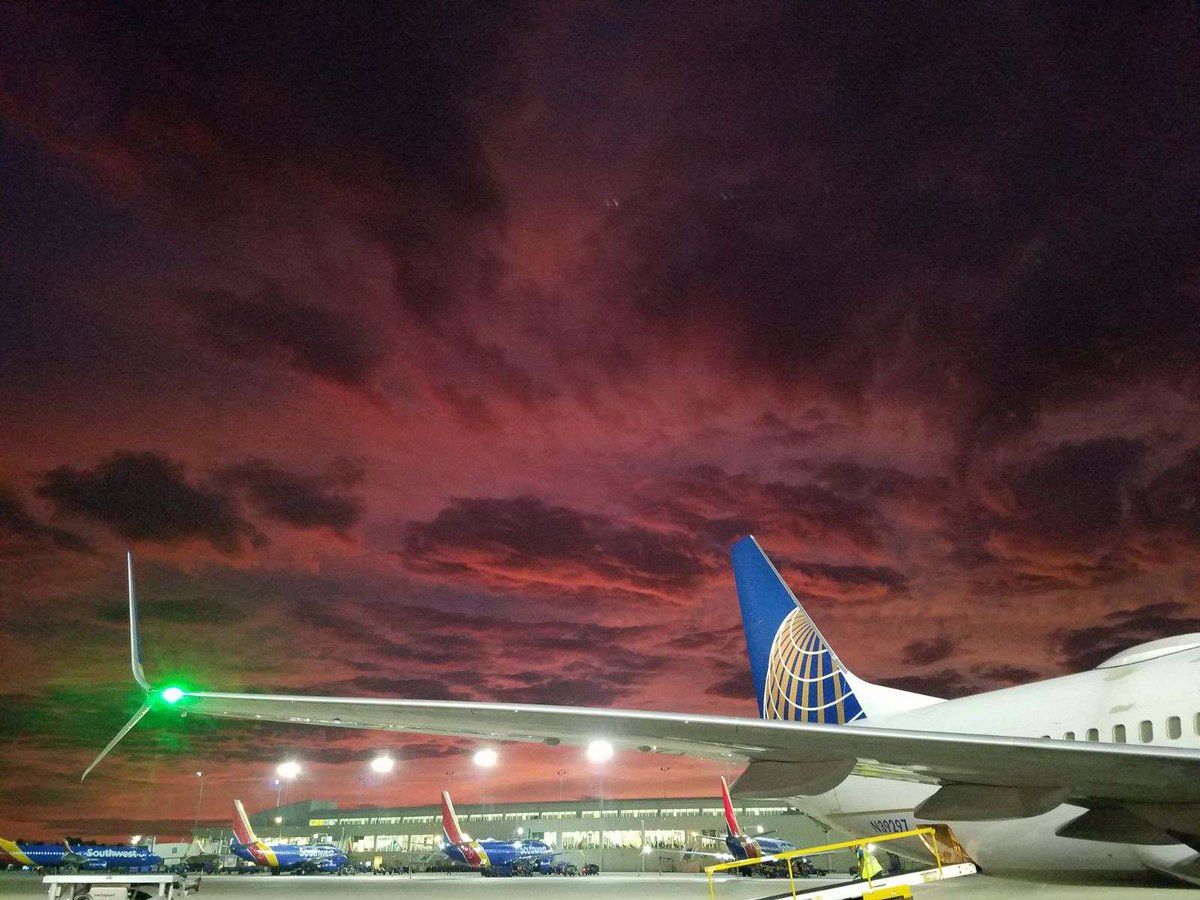 A beautiful sunrise capture by our United pilot Eric Johnson