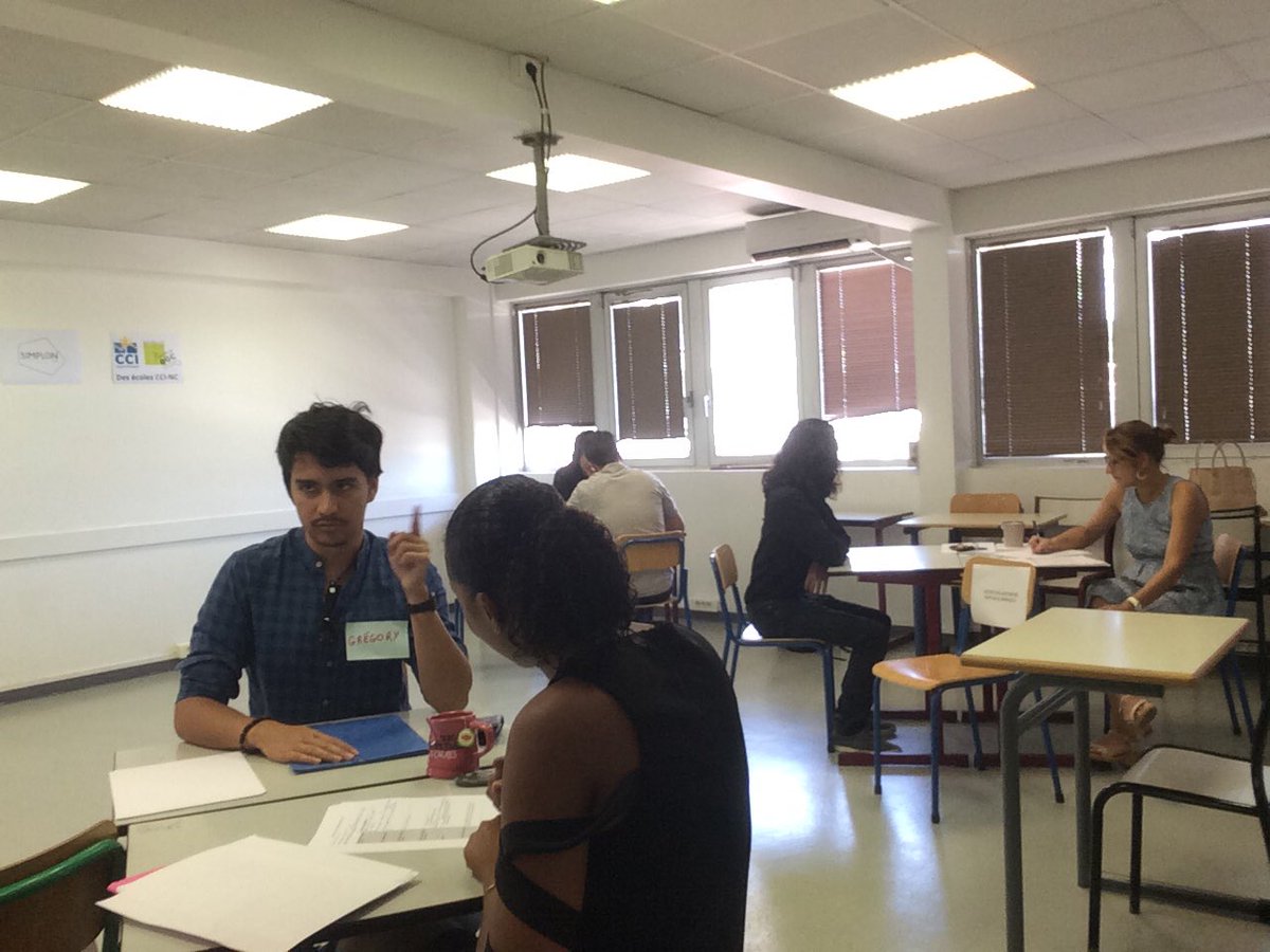 DavLec988's tweet photo. Ce matin, la cci apprentissage de Nouméa recrutait les futurs #devweb à la sauce @simplonco : bravo et merci aux candidats pour ces excellents moments ! https://t.co/6tu2vvDBTh