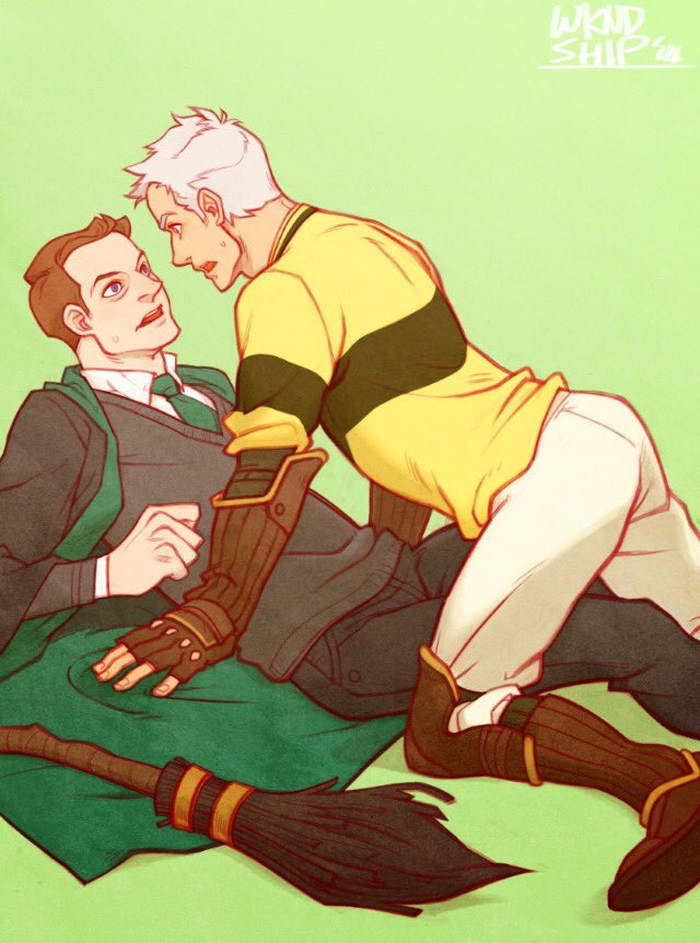 MrsCrowley8's tweet photo. @SavvyBlunders @bigblueboxat221 @BowViolin @mottlemoth @englandwldfall And for the Mystrade lovers like myself, here a drawing from weekend ship (wknd ship). Check her tumblr before the purge ^^ #mystrade #potterlock https://t.co/d1mKvxXHxi