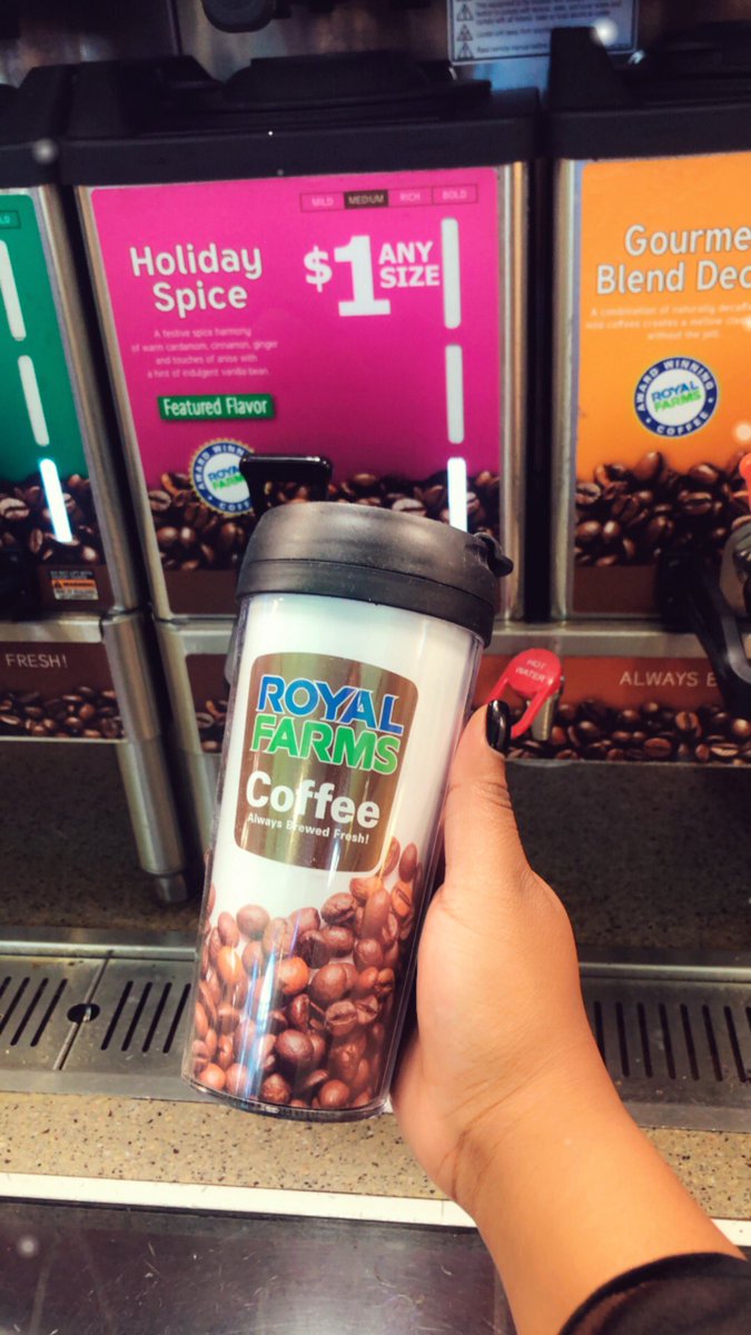 Royal Farms On Twitter Keep Your Hot Beverages Hot With A Free Rofo Tumbler We Recommend The Holiday Blend While You Re There Pick Up Your Free Royal Farms Tumbler From