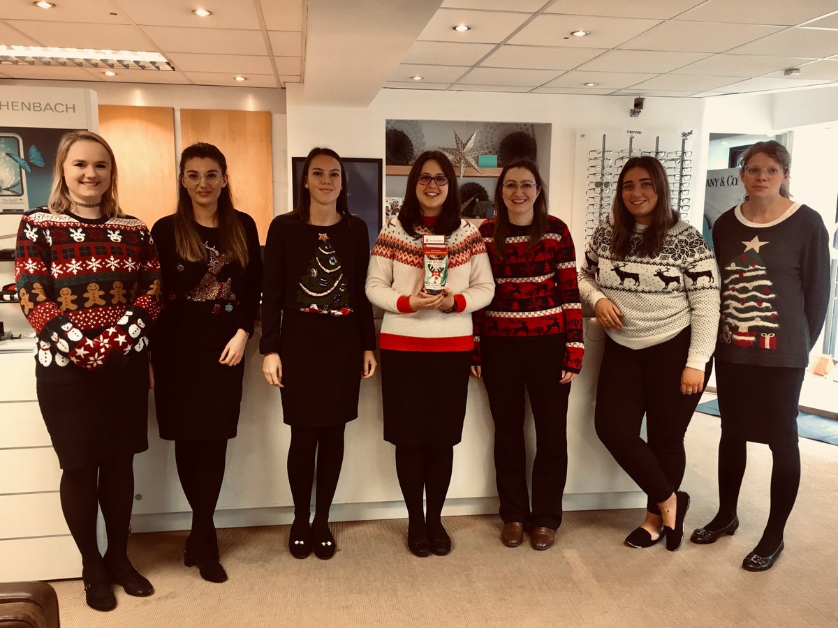 Support us at Kingsbridge Eye Care this Christmas Jumper day and text TEAMEYECARE to 70050 to donate £2 towards The Save The Children Fund. Include NO PHONE to opt out of calls. 100% of your donation goes towards Save The Children.