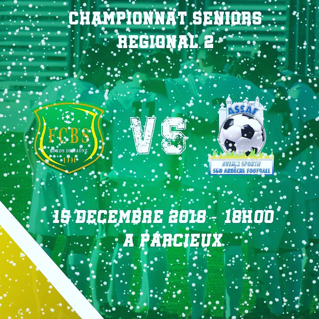 FootballFCBS's tweet image. 🎄PARTICIPEZ À L'ARBRE DE NOËL DU FCBS DE 15H30 À 17H30 (À PARCIEUX) ET ASSISTEZ À LA RENCONTRE DE NOS SÉNIORS 1

⚽️ FC Bords de Saône - Sud Ardèche Football
🗓 Samedi 15 décembre à 18h00
📍Parcieux