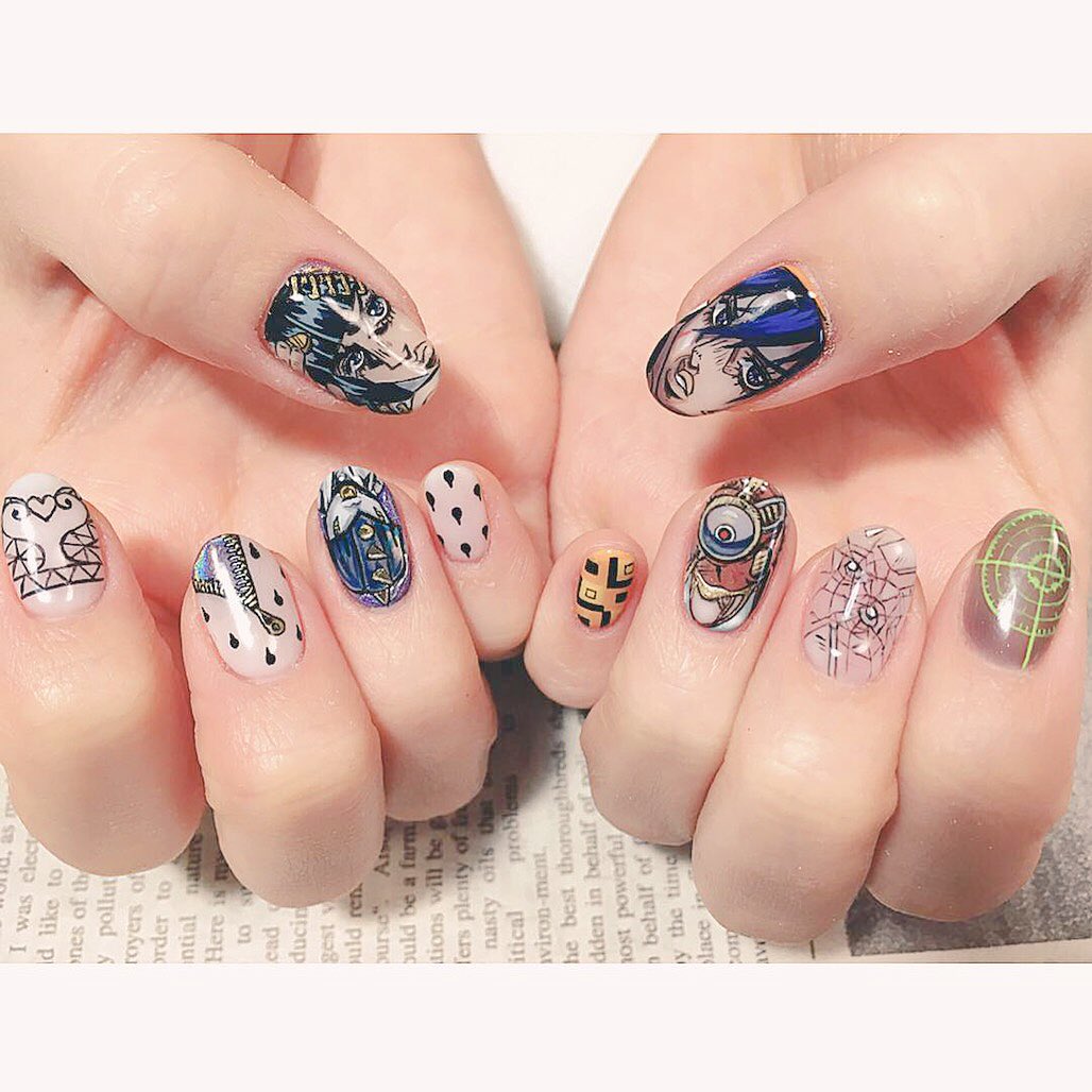 阿佐ヶ谷ネイルサロンmeteornail Twitter પર ブチャラティ ナランチャ 痛ネイル Nail Nails Gelnail Gelnails ネイル ジェルネイル 痛ネイル Nailsart ジョジョ ジョジョネイル ブチャラティ ナランチャ ジョジョ5部 阿佐ヶ谷 阿佐ヶ谷ネイル