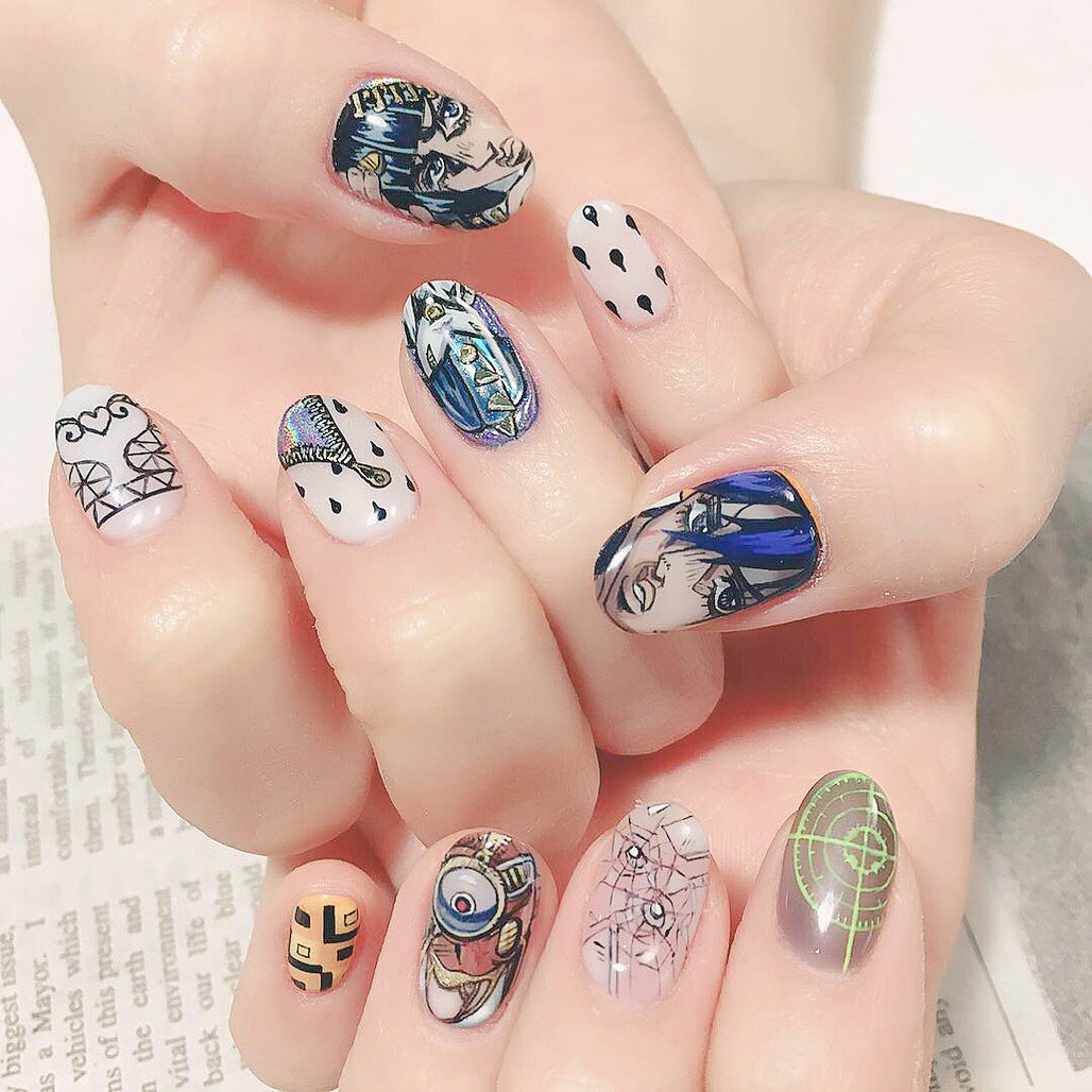 阿佐ヶ谷ネイルサロンmeteornail Twitter પર ブチャラティ ナランチャ 痛ネイル Nail Nails Gelnail Gelnails ネイル ジェルネイル 痛ネイル Nailsart ジョジョ ジョジョネイル ブチャラティ ナランチャ ジョジョ5部 阿佐ヶ谷 阿佐ヶ谷ネイル