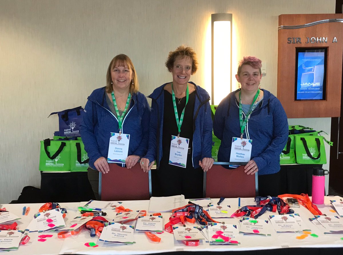 MSPEI_Docs's tweet photo. Team MSPEI is ready for #InspiredDisruption Shifting Minds, Shifting Perspectives - full day of professional development for #PEI physicians and health stakeholders from @PEIwellness @Health_PEI https://t.co/MjLE9JIUYR