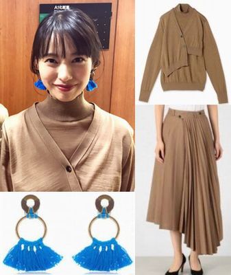 Dorama Fashion 戸田恵梨香 さん衣装情報 いよいよ最終回を迎えたドラマ 大恋愛 今朝の電波ジャックで あさチャン ビビット に出演した戸田恵梨香さんの衣装をご紹介しています ブルーのフリンジピアスも素敵 詳細は T Co