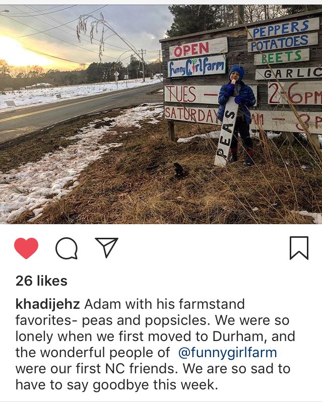 So many special friends we've made! Absolutely ❤️ this community. We're here at the #farmstand for #farewells and last veggies and treats from 2-6p Friday and 9a-3p Saturday. #bittersweet