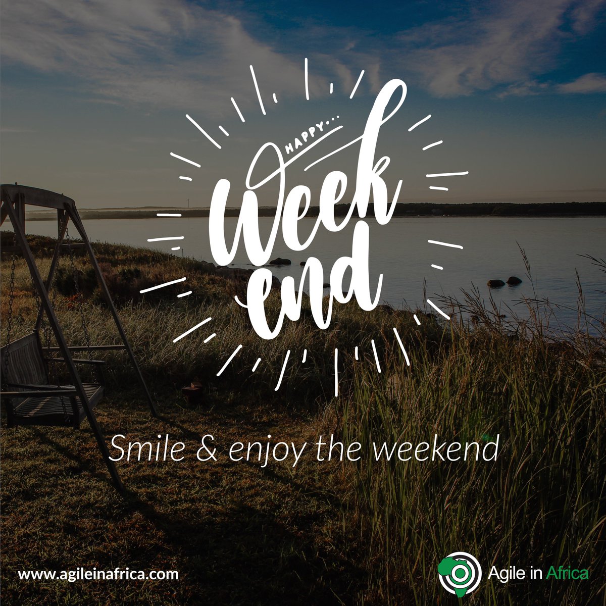 Smile and enjoy the weekend. Happy weekend!

#weekend #happy #time #fun #morning #work #love #project #instaweekend #instagood #beautiful #agile #scrum #smile #enjoy #Africa