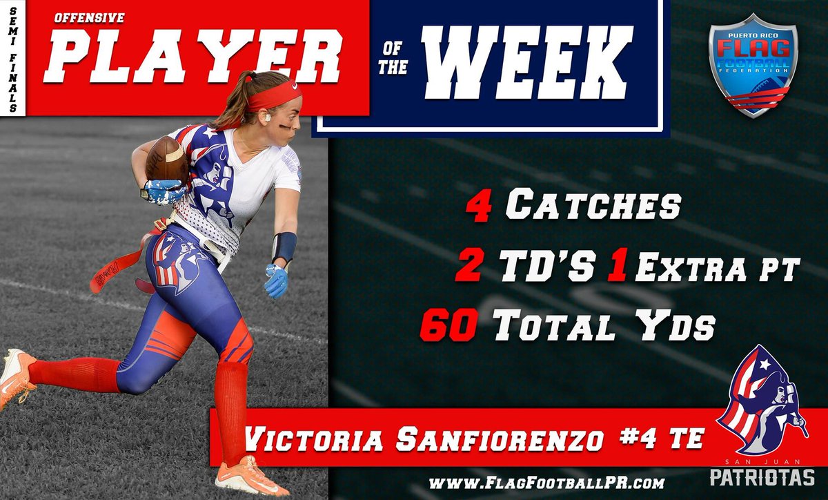 MegaPagePR's tweet image. #HardWork #PaysOff :
Congratulations to all three players for their #PlayeroftheWeek recognition by #PRFlagFootballFederation
Megapagepr.com