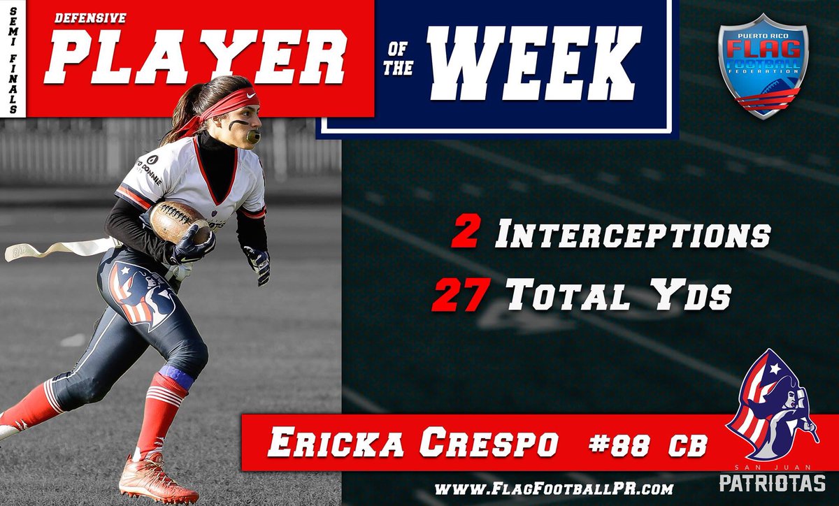 MegaPagePR's tweet image. #HardWork #PaysOff :
Congratulations to all three players for their #PlayeroftheWeek recognition by #PRFlagFootballFederation
Megapagepr.com