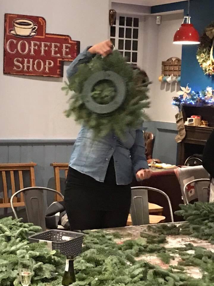 TNewbridge's tweet photo. Our final wreath making class tonight, huge thank you to Sarah Norman for her fantastic tuition and well done to all our lovely ladies who attended. Merry Christmas to you all. 🎄

We are hoping to run a special Mother’s Day floristry event in March 😎 https://t.co/3QxO6067xJ