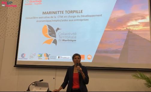 1er #pitch avec Marinette Torpille, Conseillère exécutive – Dév. éco. <a href="/CTM_Martinique/">CTM</a> Cc <a href="/AmelBerlin/">Amelie Berlin</a>
"Nous voulons des marchés de niche basés sur l'excellence"
#AgroTransfo #FoodTech #eSanté #Tourisme #Biodiversité
#OpenInnovation #Big4Start #Antilles #Martinique à @CCImartinique
