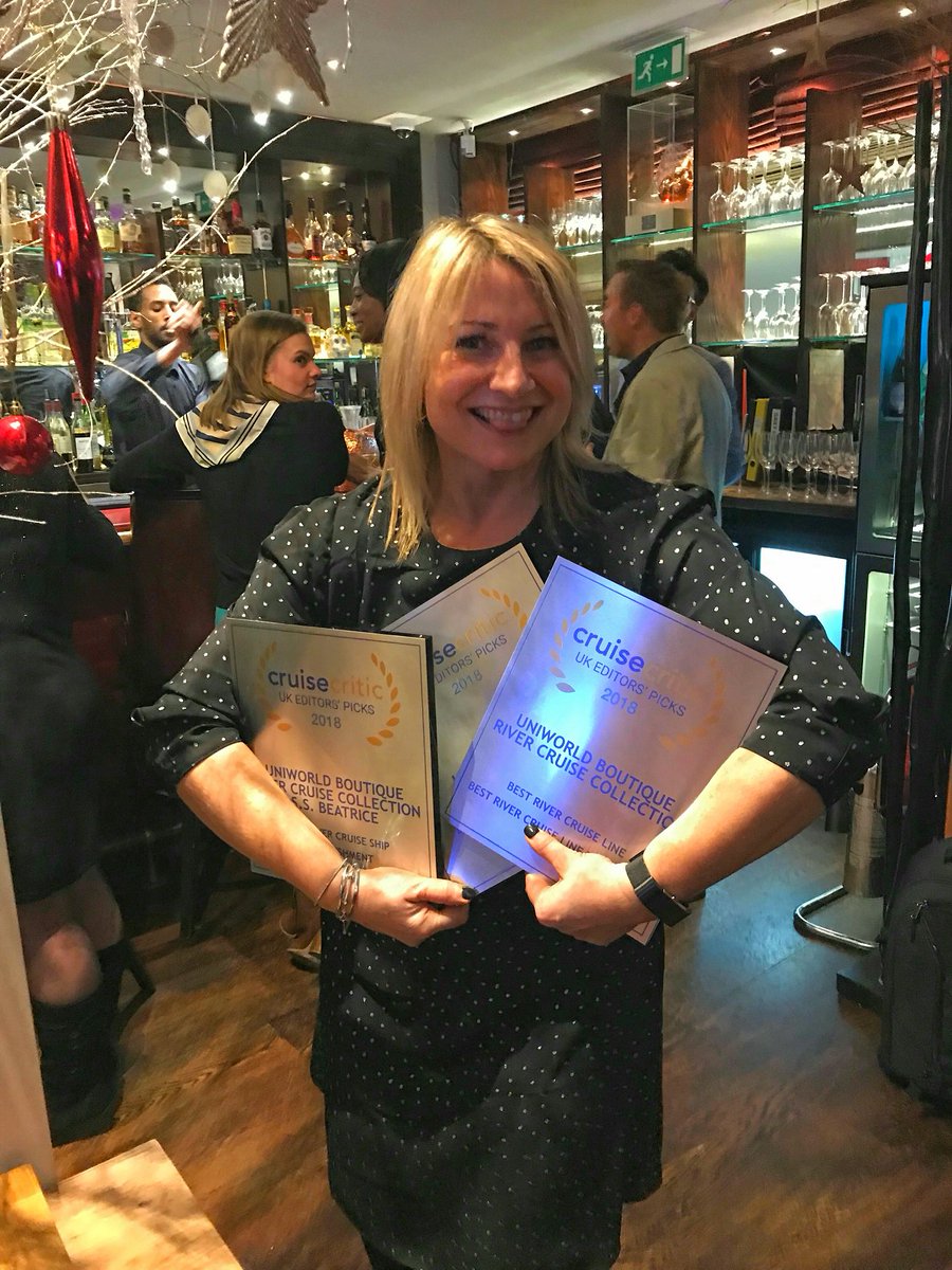 Uniworld and U by Uniworld have done it again and won big at the Cruise Critic Awards 2018:
*Best new River Cruise Ship – U by Uniworld's The A &amp; The B
*Best River Cruise Line - Uniworld
*Best River Cruise Line for Service - Uniworld
*Best River Cruise Refurbishment - SS Beatrice