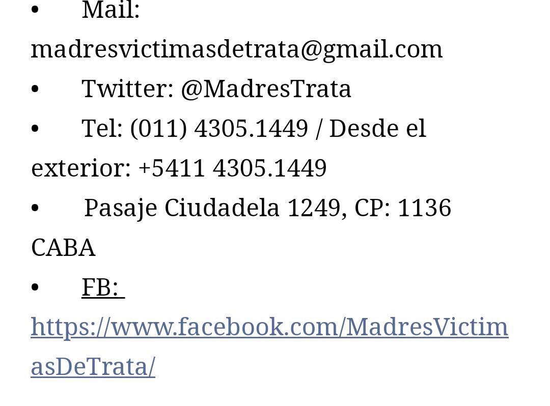 ⁦<a href="/MadresTrata/">Madres Víctimas de Trata</a>⁩