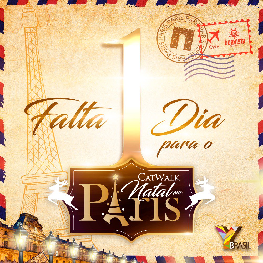 ymodelkids's tweet image. Falta 1 dia! &amp;lt;3

#CatwalkBrasil #NatalemParis #MaxFama #EscoladeModelo #YModelKids #Moda #Fashion #Desfile #AgênciadeModelos #AgênciadeModelosInfantil #Formatura #BoavistaShopping