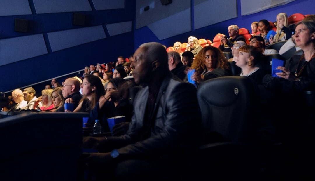 positiveyouthUK's tweet photo. A huge thank you to all who joined us @ODEONCinemas yesterday for: 'Through the Lens' 
#PYFTTL 
Overwhelming feedback from audience and youth leaders alike! 

Huge shout out to host @JamesOgundare1 who led 30 YP in panel discussion.

Proud to be officially awarded @QueensAwardVS https://t.co/OvcnR30BbP