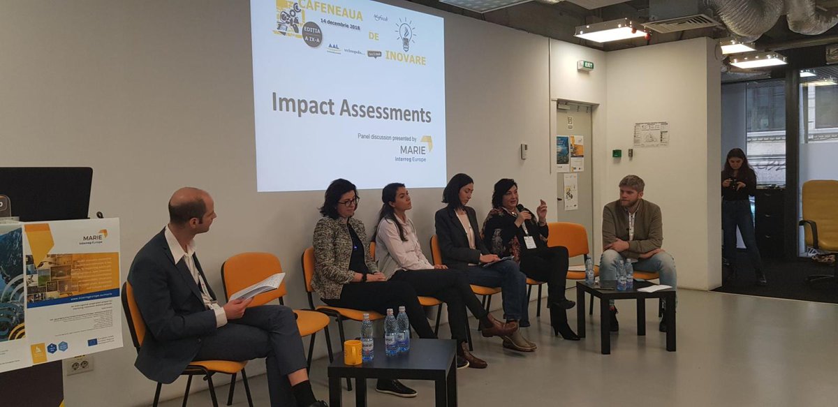 Smart Silver Economy (@smartsilvereco) on Twitter photo Dynamic pitches by eight companies supported by the @AALProgramme at Innovation Cafe in Bucharest: cafeneauadeinovare.ro. Thanks to the fantastic panel providing feedback and assessing the EU market.
#AgeingWell #ActiveAgeing @TechGroup89 <a href="/MARIEinterreg/">MARIEinterreg</a> <a href="/uefiscdi/">uefiscdi.ro</a> <a href="/InCafee/">CafeneauadeInovare</a> Dynamic pitches by eight companies supported by the @AALProgramme at Innovation Cafe in Bucharest: cafeneauadeinovare.ro. Thanks to the fantastic panel providing feedback and assessing the EU market.
#AgeingWell #ActiveAgeing @TechGroup89 <a href="/MARIEinterreg/">MARIEinterreg</a> <a href="/uefiscdi/">uefiscdi.ro</a> <a href="/InCafee/">CafeneauadeInovare</a>