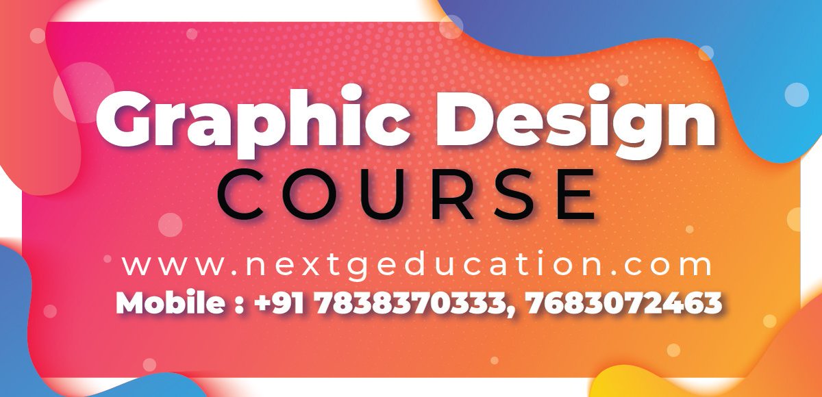 nextgeducation's tweet image. #GraphicDesignCourse #TrainingProgram2018
Live project Based #IndustrialTraining at #NextGEducation
Just Call us on: +91 7838370333 or 
Mail us on: nextgeeducation@gmail.com
