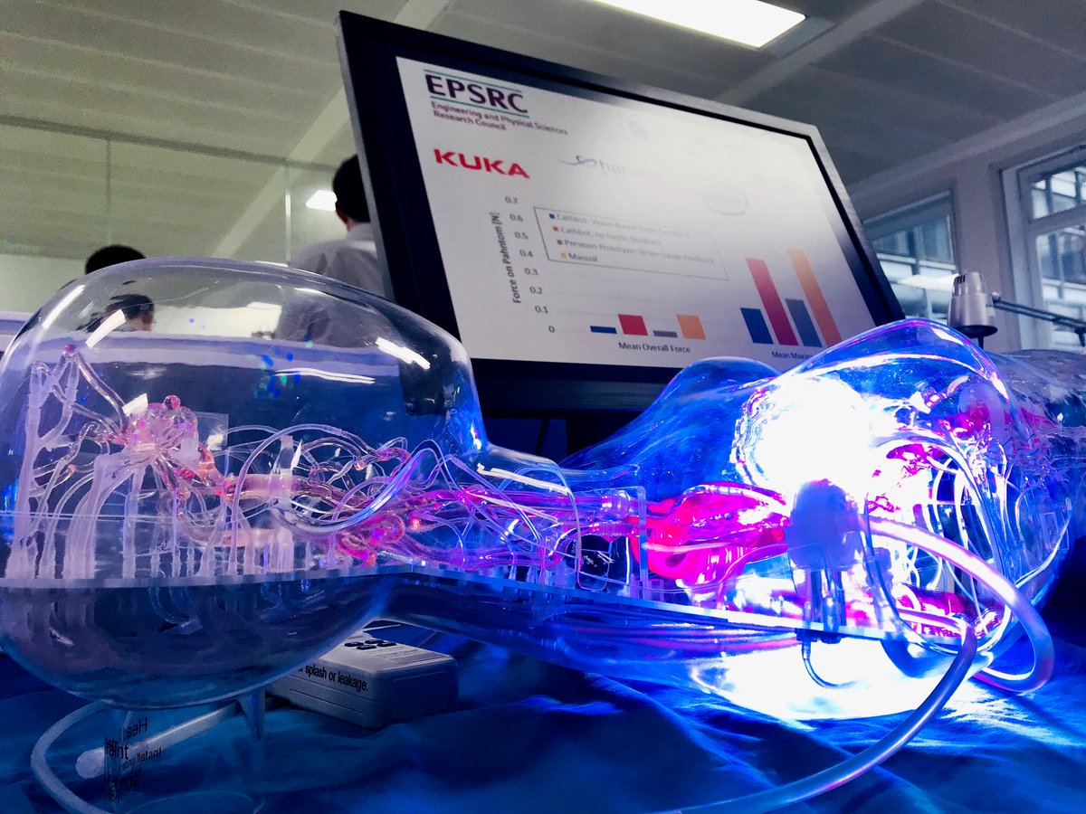 ICLHamlynRobots's tweet photo. TODAY: Hamlyn Christmas Showcase is on! From #Cathbot to #i2snake navigation, our research team demonstrate a series of our latest #innovations @ICLHamlynRobots @imperialcollege
#Imaging #Sensing #Robotic #Surgery #VirtualSurgeon #3Dprinting #MicroRobot

https://t.co/Z1elbBSOr3 https://t.co/3k4aN82EMF