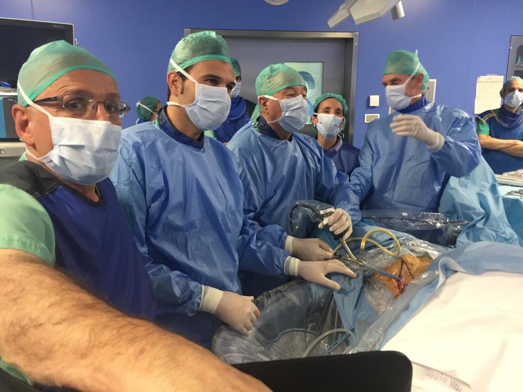 Last surgery with Peio Arrosagarai , his going to retire,
Nice ECIRS in Hopital Mendaro in Gipuzkoa