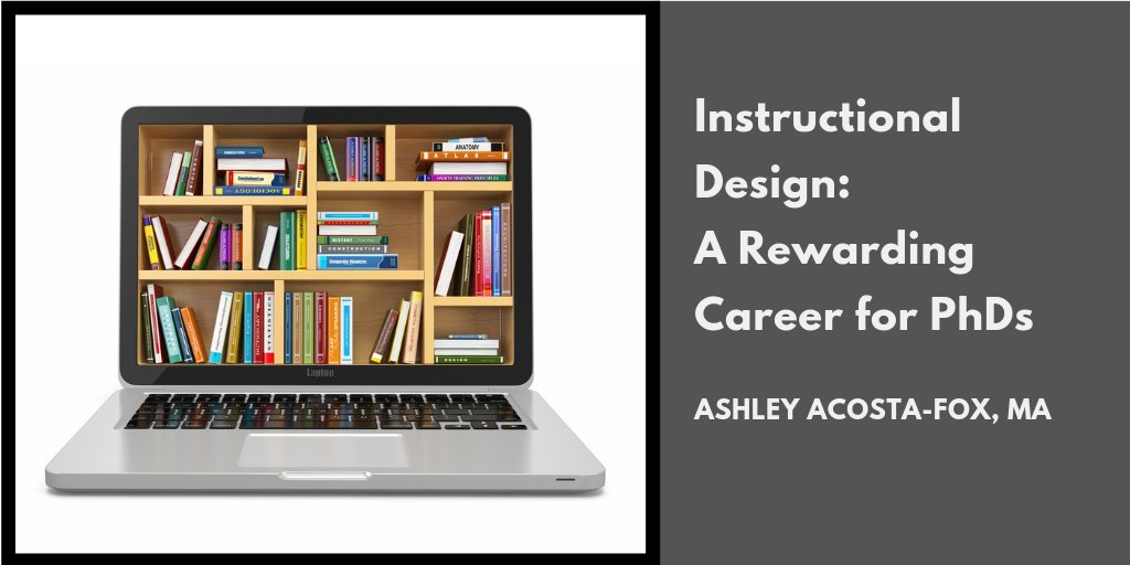 FromPhDtoLife's tweet photo. If you're thinking about #altac careers, instructional design is a great option. Read more about what careers in that field entail:

https://t.co/8VV2RfBLdU https://t.co/9LpiEvJUgN
