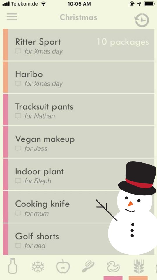 uberliste's tweet image. It's starting to feel a lot like Christmas! 🎅🎄
überliste isn't just for groceries..use it to organise your Christmas shopping! 

Free download: itunes.apple.com/us/app/%C3%BCb…

#Christmas #shopping #xmas2018 #xmas #christmasshopping #HappyHolidays
#dinnerparty #adventcalendar